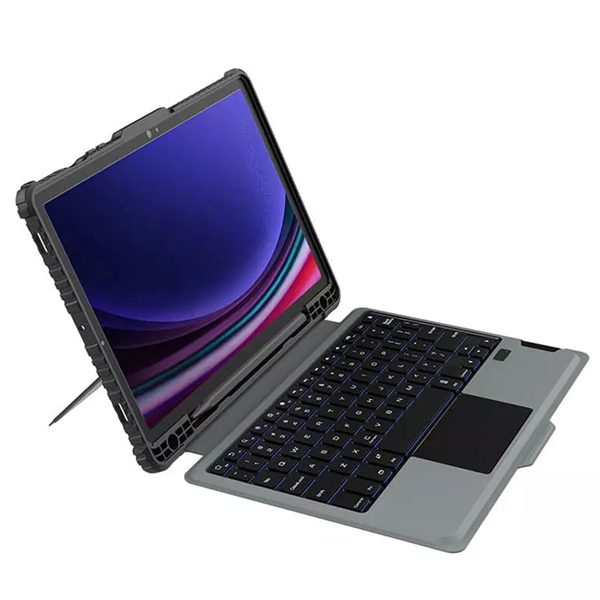 کیف کیبورد دار نیلکین مدل Bumper Combo مناسب Galaxy Tab S9 Fe Plus
