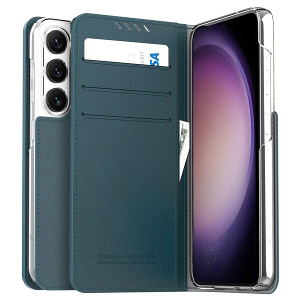 کیف چرمی گوشی آراری مدل Mustang Diary مناسب Galaxy S23