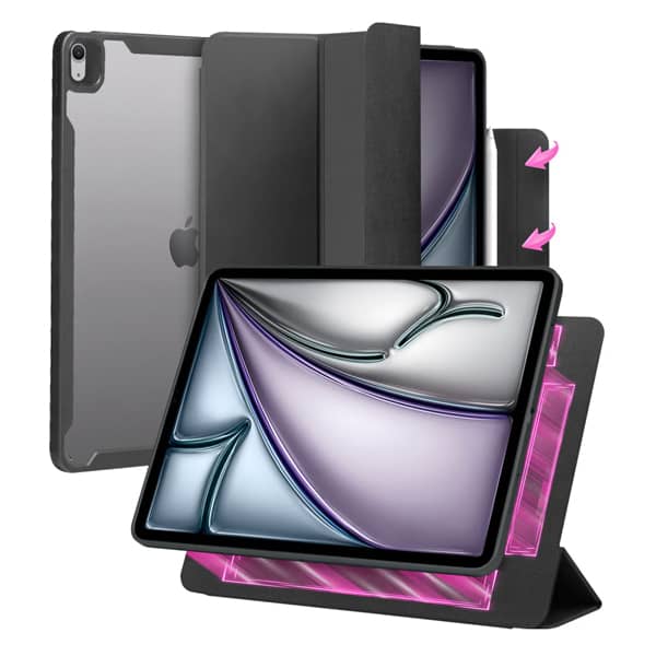 کیف کلاسوری تبلت آراری مدل Hifolio مناسب (نسل 4,5,6) iPad Air 13" (M2) | Pro 12.9