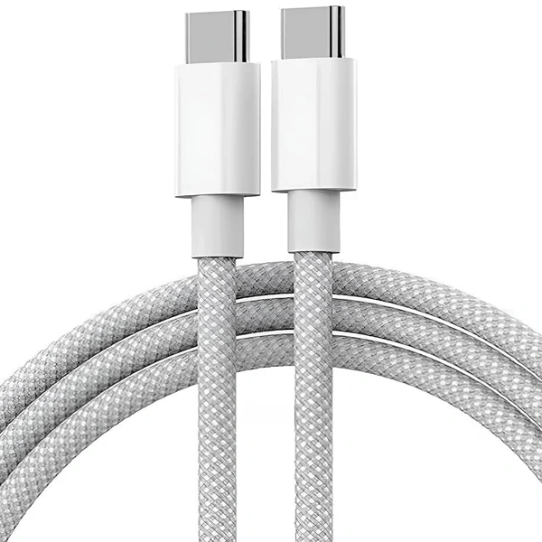 کابل شارژ 1 متری 60 وات USB-C به USB-C اپل مدل MQKJ3FE