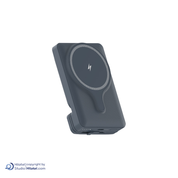 هولدر و پاوربانک مگ سیف 15 وات 5000 میلی آمپر پاورولوژی مدل PP032