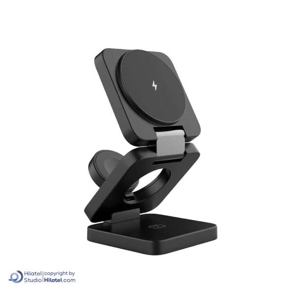 شارژر وایرلس 15 وات 3 کاره پرودو مدل PD-3N1MWFC