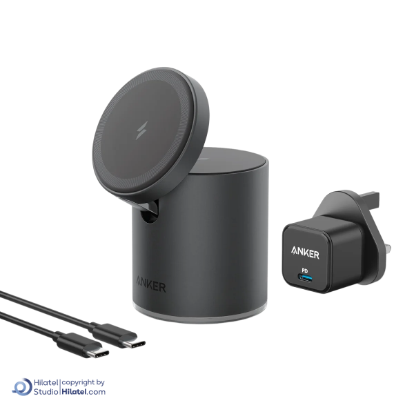 شارژر وایرلس مگ سیف 2 کاره انکر مدل 623