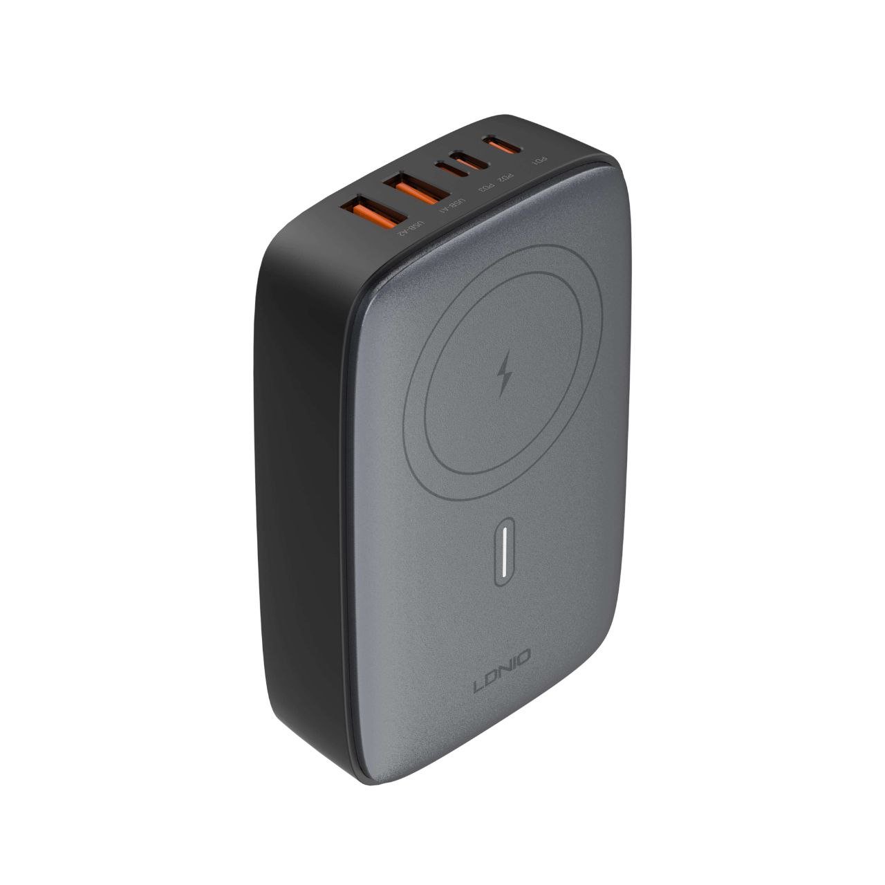 شارژر رومیزی 140 وات 5 پورت الدینیو مدل Q4010