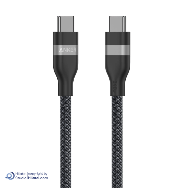 کابل شارژ 240 وات 0.9 متری USB-C به USB-C انکر مدل A82E2H11