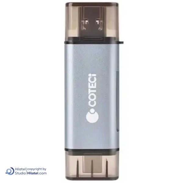 رم ‌ریدر تایپ سی و یو اس بی به کارت‌ خوان کوتسی مدل OF-001