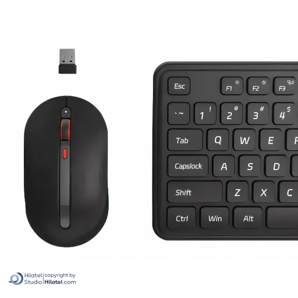 ست ماوس و کیبورد بی سیم شیائومی مدل MIIIW Combo Gen 3 MW24PB03