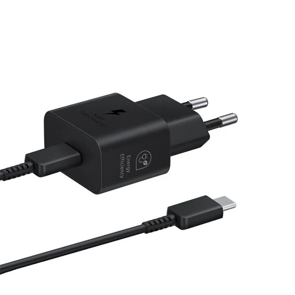 اداپتور 25 وات 2 پین همراه با کابل سامسونگ مدل EP-T2510