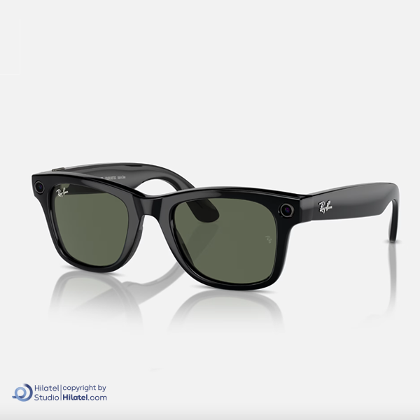 عینک هوشمند متا ری بن مدل Meta Wayfarer RW4006 با لنز G15 سبز