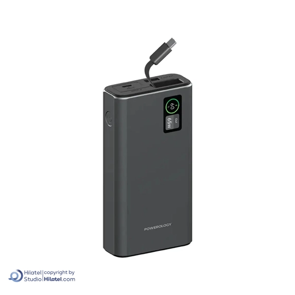 پاوربانک 65 وات 20000 میلی آمپر پاورولوژی مدل PP082