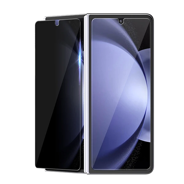گلس شیشه ای گوشی آراری مدل حریم خصوصی Core مناسب Galaxy Z Fold 4 | Fold 5 پک دو عددی