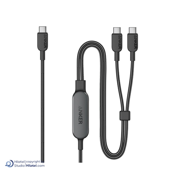 کابل شارژ 140 وات 1.2 متری USB-C به USB-C انکر مدل A8895