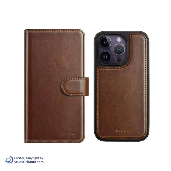 کیف کلاسوری پولوکا مناسب برای گوشی موبایل اپل iPhone 14 Pro Max