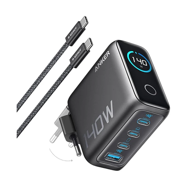 اداپتور 140 وات انکر مدل A2697 همراه با کابل