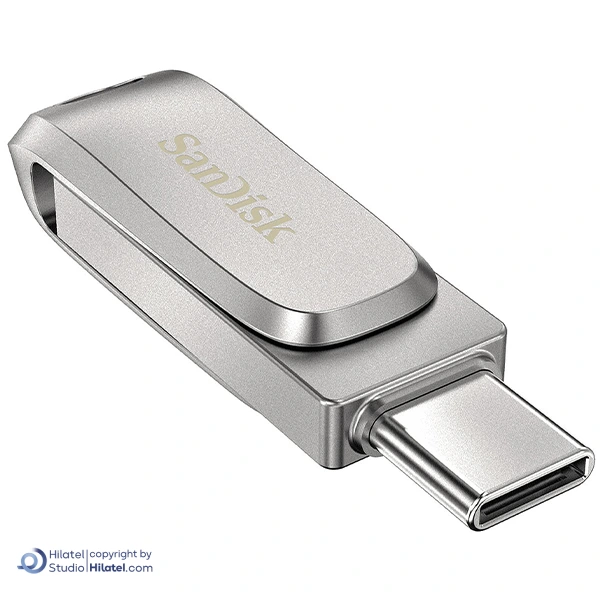 فلش مموری OTG سن دیسک ظرفیت 128 گیگابایت مدل Ultra Dual Drive Luxe