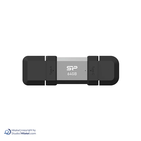 فلش مموری OTG سیلیکون پاور ظرفیت 64 گیگابایت مدل Mobile C51