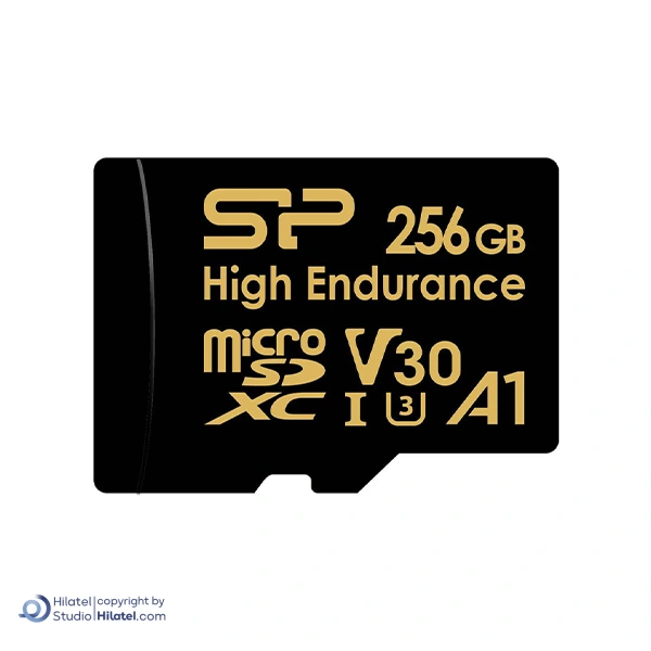 کارت حافظه Micro SD سیلیکون پاور ظرفیت 256 گیگابایت مدل High Endurance