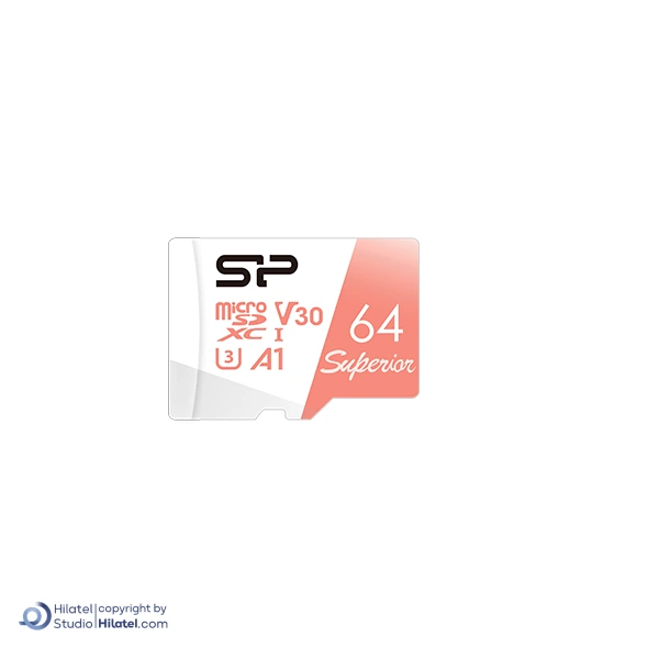 کارت حافظه Micro SD سیلیکون پاور ظرفیت 64 گیگابایت مدل Superior A1