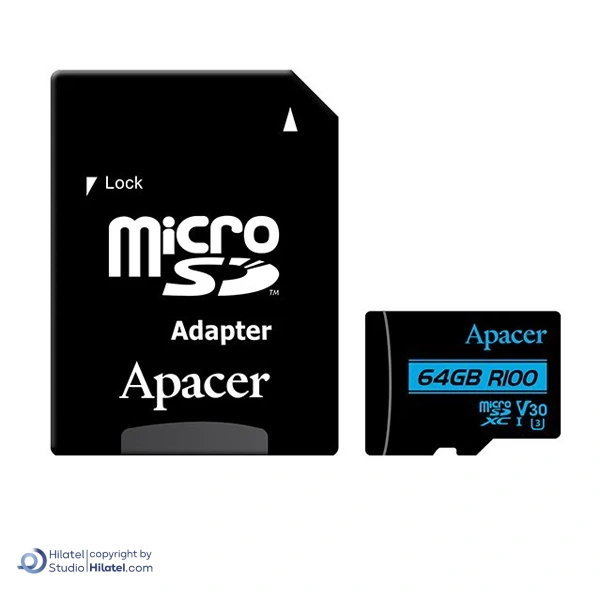 کارت حافظه Micro SD اپیسر ظرفیت 64 گیگابایت مدل V30 A1